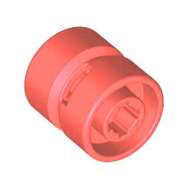 coral wheel 11mm d x 12mm hole notched for wheels holder pin