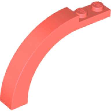 coral arch 1 x 6 x 3 1 3 curved top