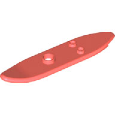 coral minifigure utensil surfboard long