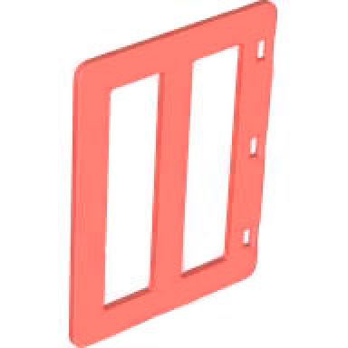 coral duplo door window pane 1 x 4 x 4 with 2 panes