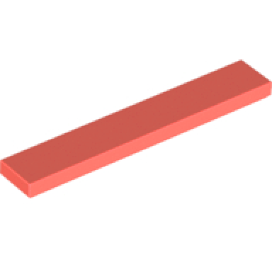 coral tile 1 x 6