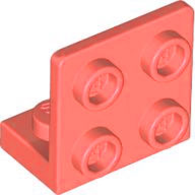 coral bracket 1 x 2 - 2 x 2 inverted