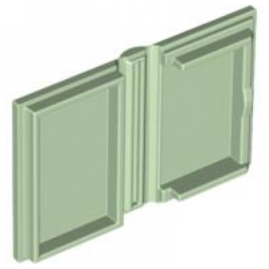 light green minifigure utensil book 2 x 3