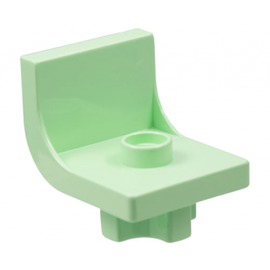 light green duplo furniture chair with stud