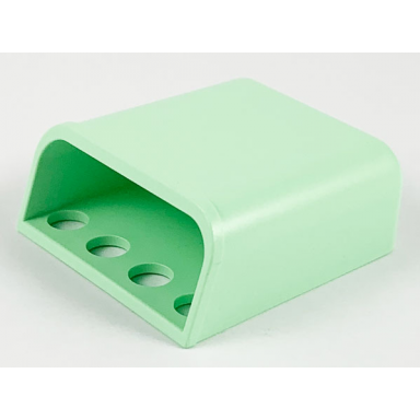 light green technic engine air scoop 4 x 4 x 1 1 3