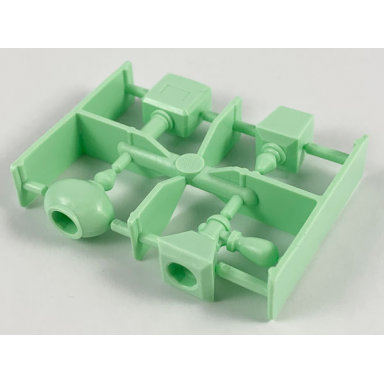 light green scala accessories - complete sprue - perfume bottles belville