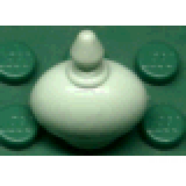 light green scala accessories bottle perfume with oval base
