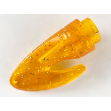 glitter trans-orange minifigure weapon harpoon head