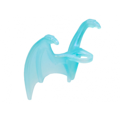 satin trans-light blue minifigure wings dragon with talons