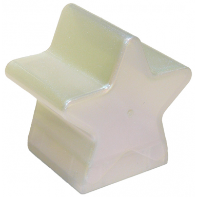 satin trans-clear duplo brick 2 x 2 x 2 1 2 star