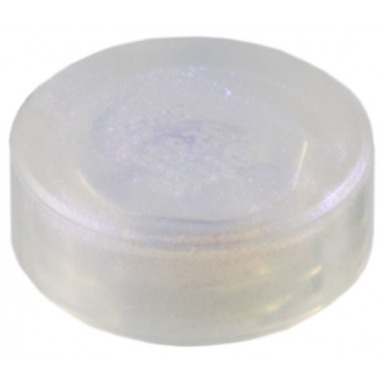 satin trans-clear tile round 1 x 1