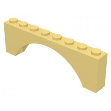 light yellow arch 1 x 8 x 2