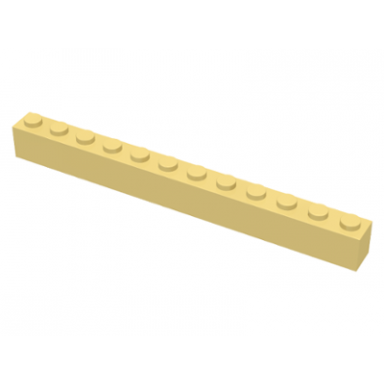 light yellow brick 1 x 12