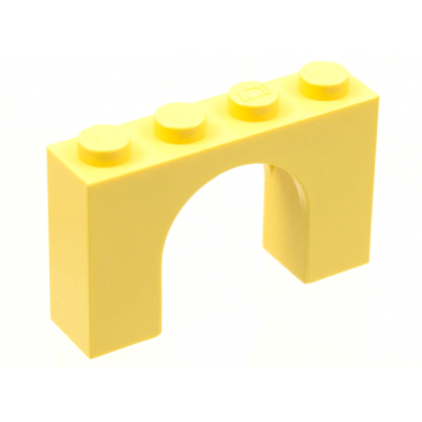light yellow arch 1 x 4 x 2
