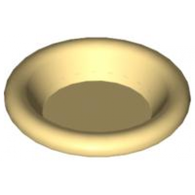 light yellow minifigure utensil dish 3 x 3