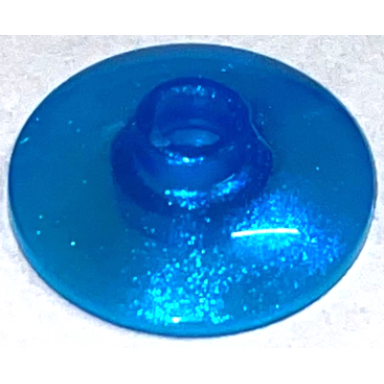 satin trans-dark blue dish 2 x 2 inverted radar