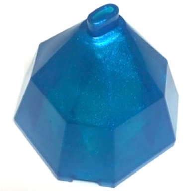 satin trans-dark blue mini doll skirt long full octagonal diamond dress container bottom
