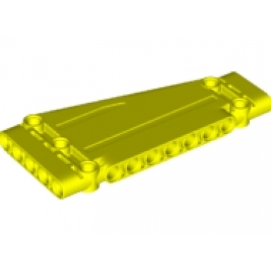 neon yellow technic panel plate 5 x 11 x 1 tapered