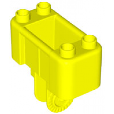 neon yellow duplo crane basket with locking ring