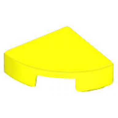 neon yellow tile round 1 x 1 quarter