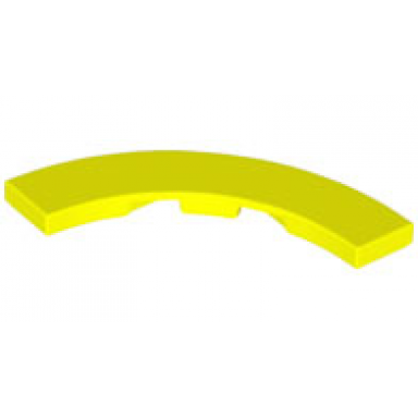 neon yellow tile round corner 4 x 4 macaroni