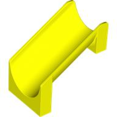 neon yellow slide playground 4 x 6 x 6 straight