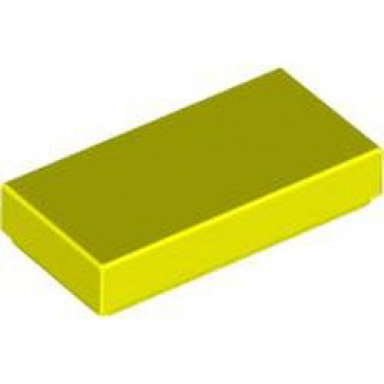 neon yellow tile 1 x 2