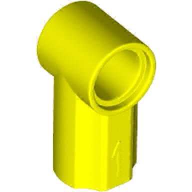 neon yellow technic axle and pin connector angled 1