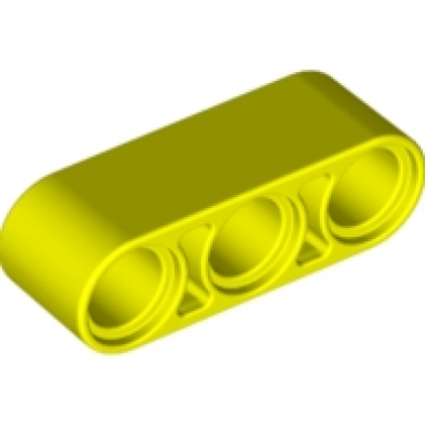 neon yellow technic liftarm thick 1 x 3