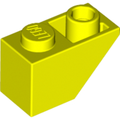 neon yellow slope inverted 45 2 x 1
