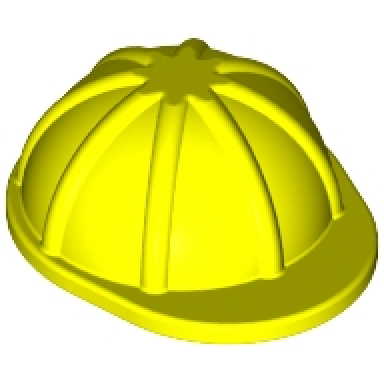 neon yellow minifigure headgear helmet construction