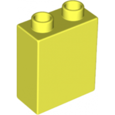 neon yellow duplo brick 1 x 2 x 2