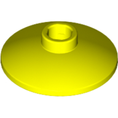 neon yellow dish 2 x 2 inverted radar