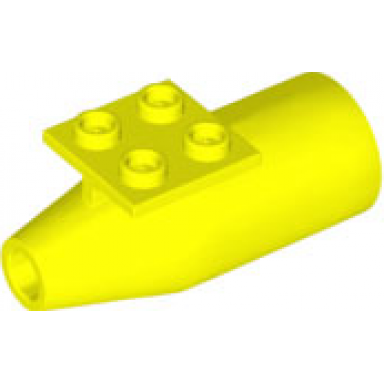 neon yellow engine smooth large 2 x 2 thin top plate