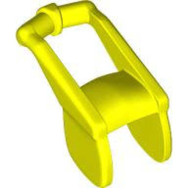 neon yellow guide dog harness