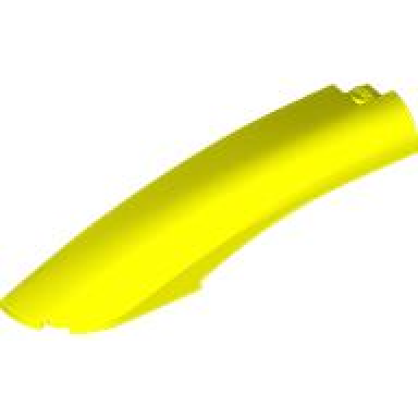 neon yellow wedge 10 x 2 x 2 left
