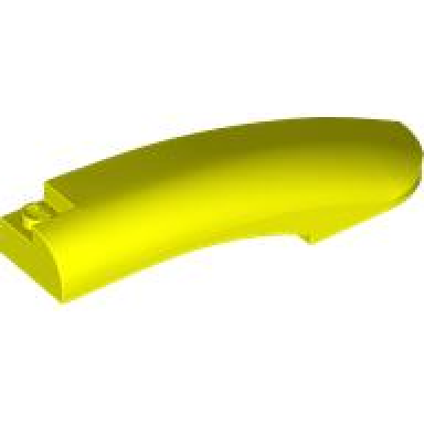 neon yellow wedge 10 x 2 x 2 right
