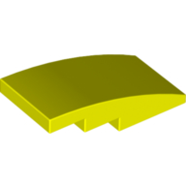neon yellow slope curved 4 x 2