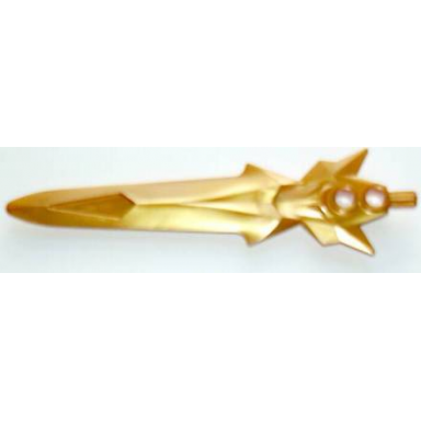 reddish gold large figure weapon sword sir danju with axle