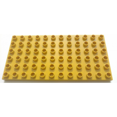 dark yellow duplo plate 6 x 12