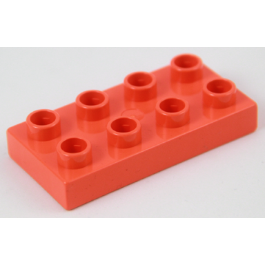 dark salmon duplo plate 2 x 4 x 1 2 thick