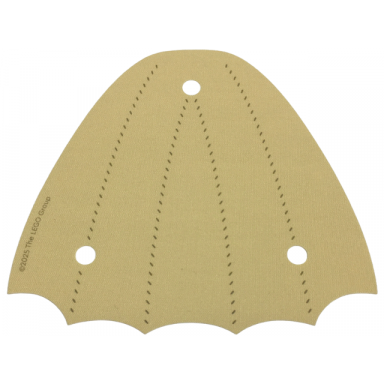 cloth wing 12 1 2 x 11 1 2 tail with dark tan stitching pattern