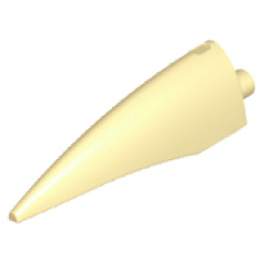 tan barb claw horn tooth - large
