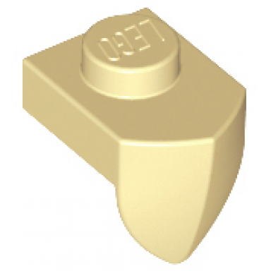 tan plate modified 1 x 1 with tooth vertical