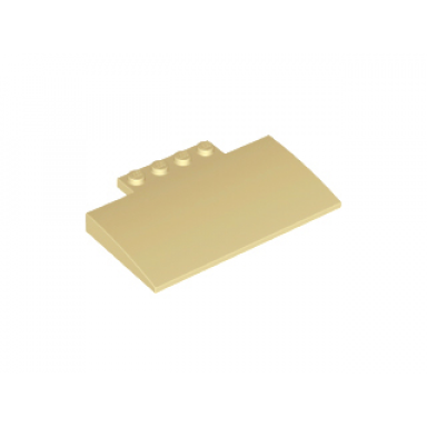 tan slope curved 5 x 8 x 2 3 with 4 studs