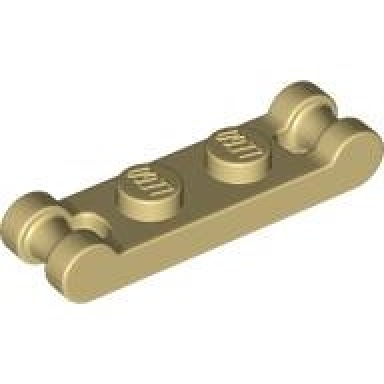 tan plate modified 1 x 2 with bar handles on ends
