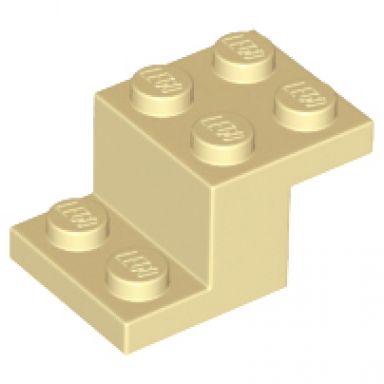 tan bracket 3 x 2 x 1 1 3 with bottom tube