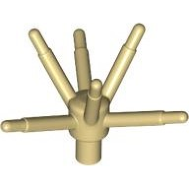 tan plant flower stem with bar and 6 stems