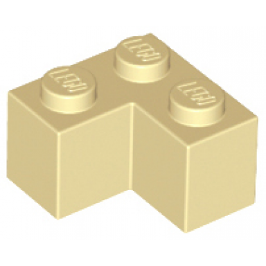 tan brick 2 x 2 corner