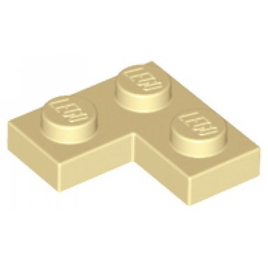 tan plate 2 x 2 corner